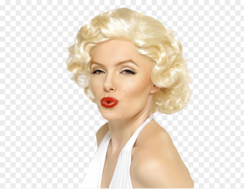 Marilyn Monroe Wig Costume Woman Female PNG