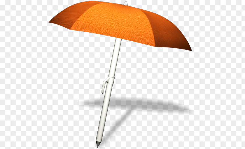 Orange Parasol Umbrella Blue PNG