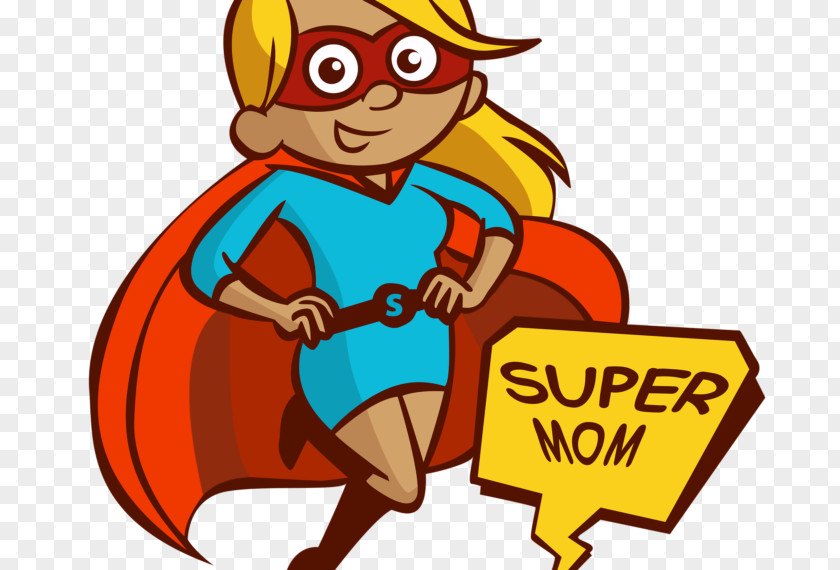 Super Mom Mother Clip Art PNG