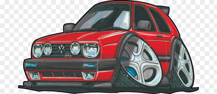 Volkswagen Golf Mk2 City Car Compact PNG