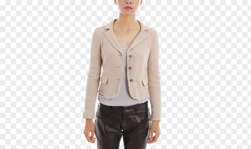 Khaki Jacket Coat Blazer Outerwear Top Download PNG