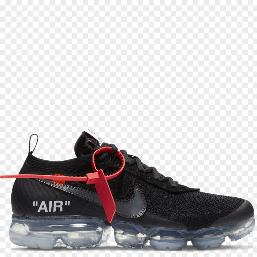 Nike The 10 Vapormax Fk Shoes Black // Clear AA3831 Off-White Sports PNG