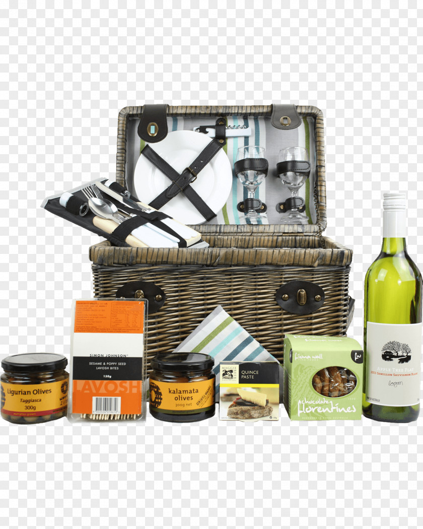 Picnic Basket Hamper Food Gift Baskets Gourmet PNG