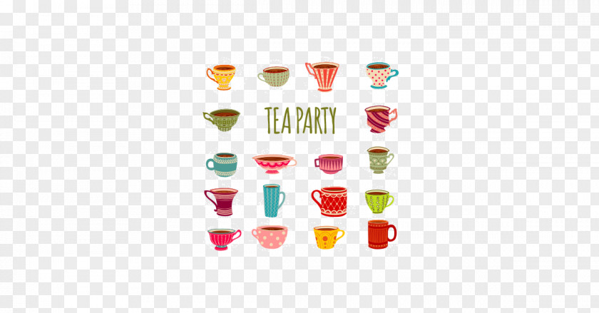 Summer Poster Vector Teacup Teapot Tea Party PNG