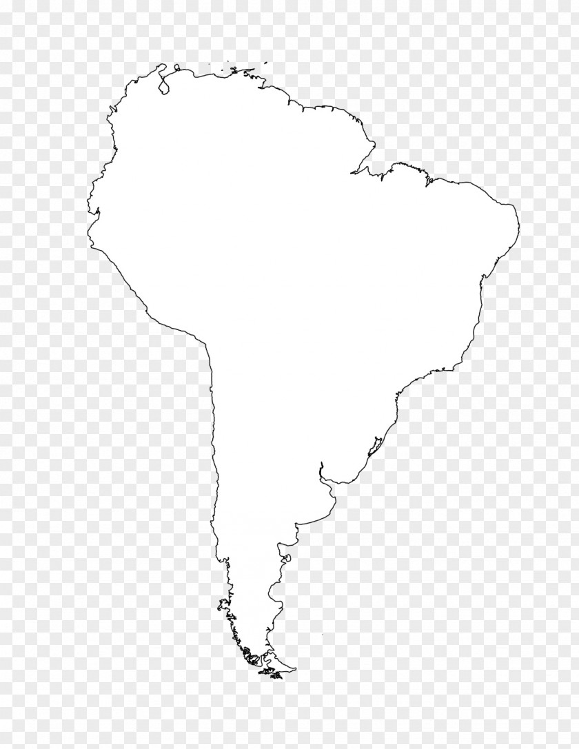 America South Latin United States Blank Map Clip Art PNG