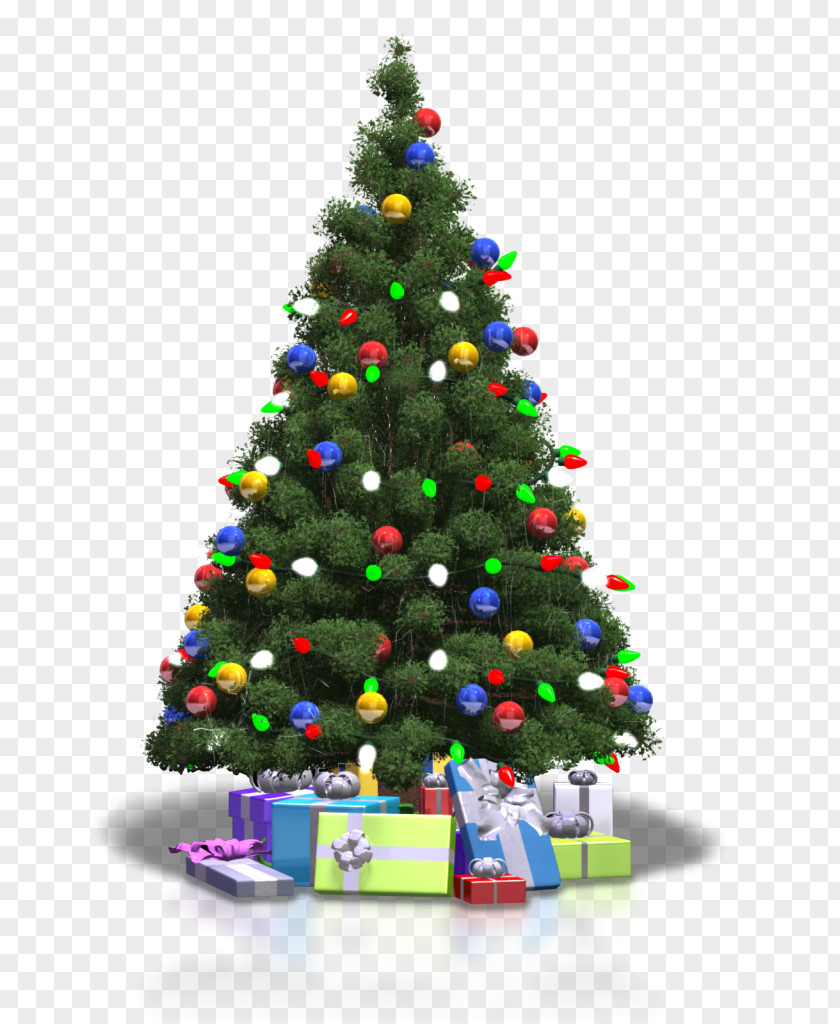 Animated Christmas Cliparts Tree Lights Clip Art PNG