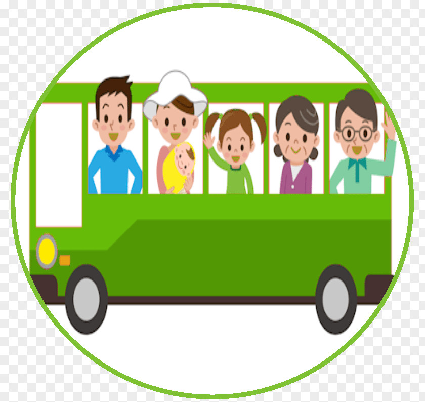 Green Travel Bus Public Transport Air Transportation PNG