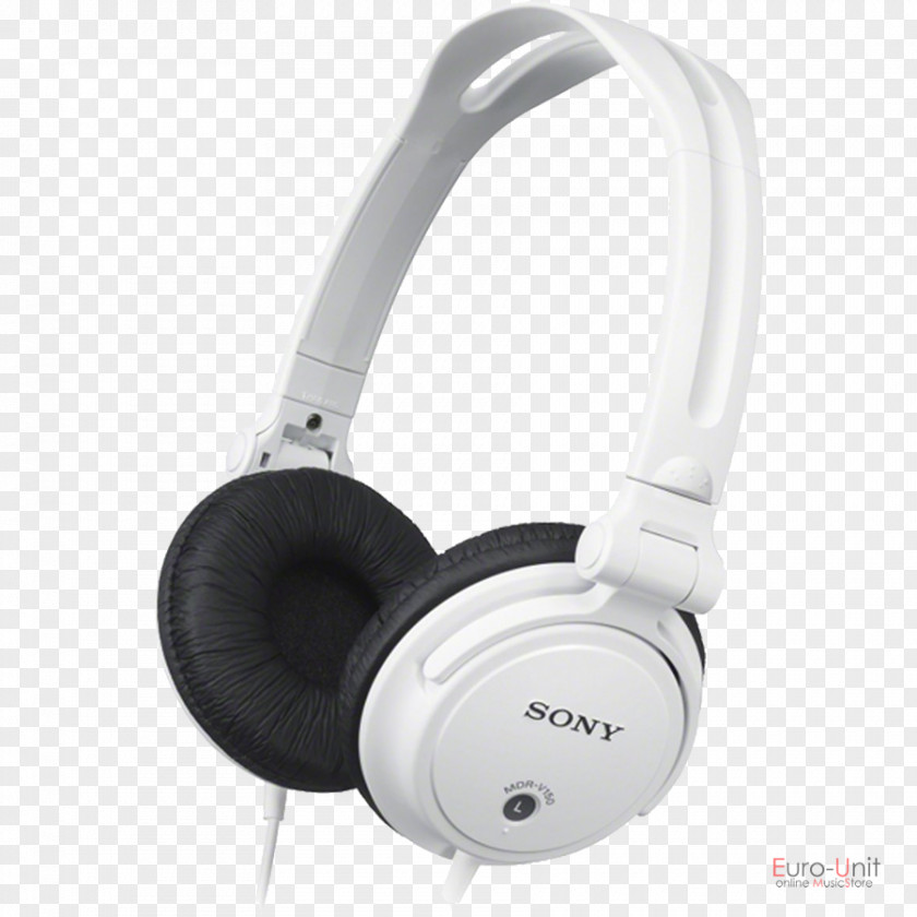 HeadphonesFull SizeBlackEuropean Wind Stereo Sony V150 Archives MDR-V150 PNG