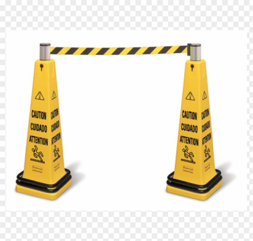 Wet Floor Sign Safety Barrier Crowd Control PNG