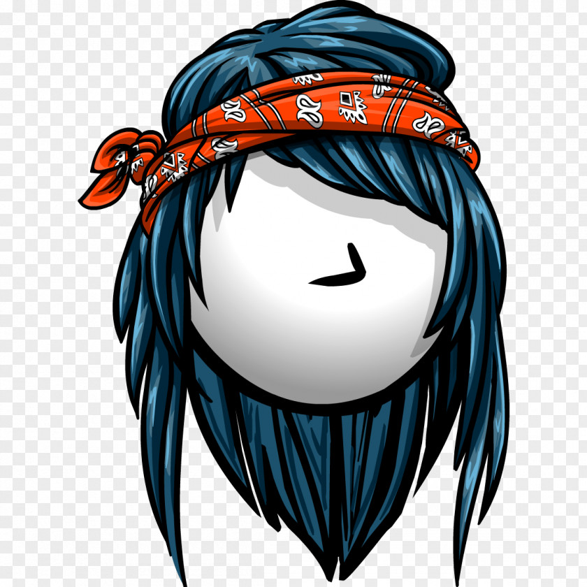 Black Hair Club Penguin Video Game United States PNG