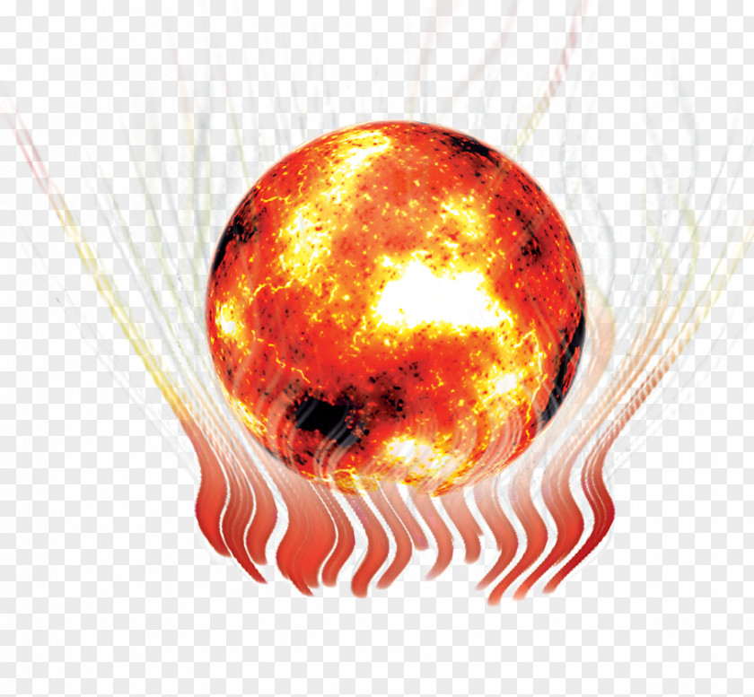 Burning Fireball Flame Icon PNG