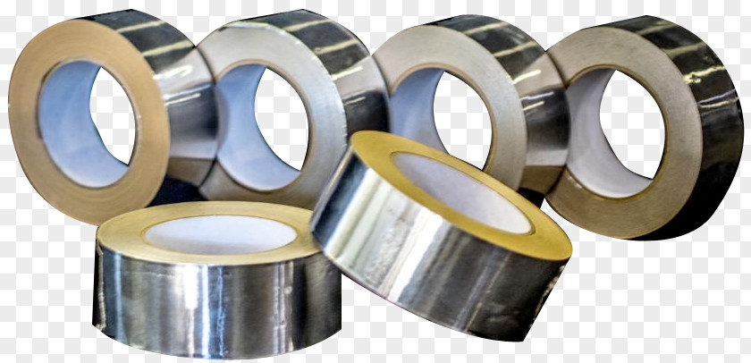Glare Efficiency Aluminium Foil Adhesive Tape Metal Material PNG