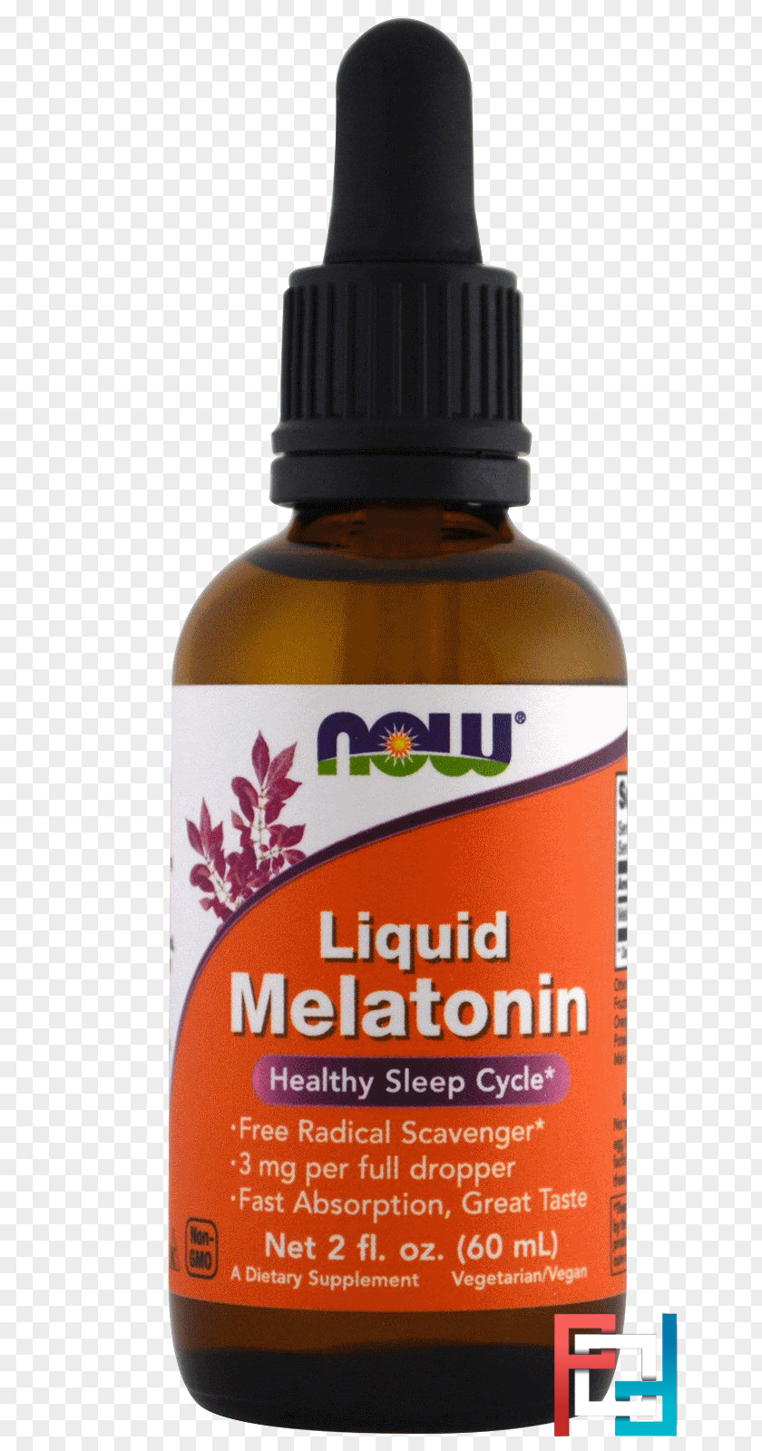 Liquid Melatonin Dietary Supplement Fluid Ounce Drop PNG