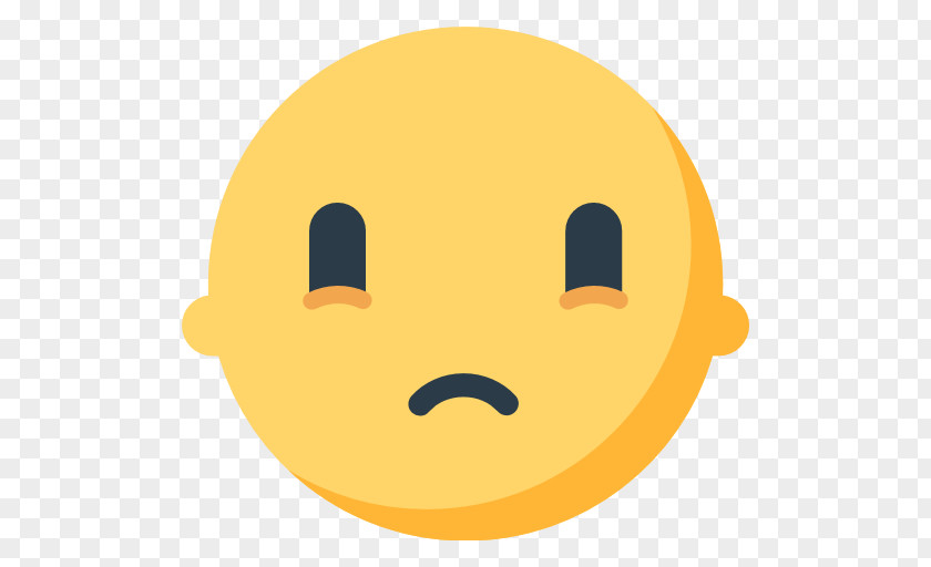 Frowning Smiley Emoji Text Messaging SMS PNG