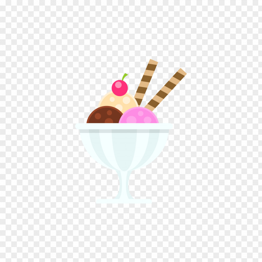 Ice Cream In The Cup Cones Sundae Spoon PNG