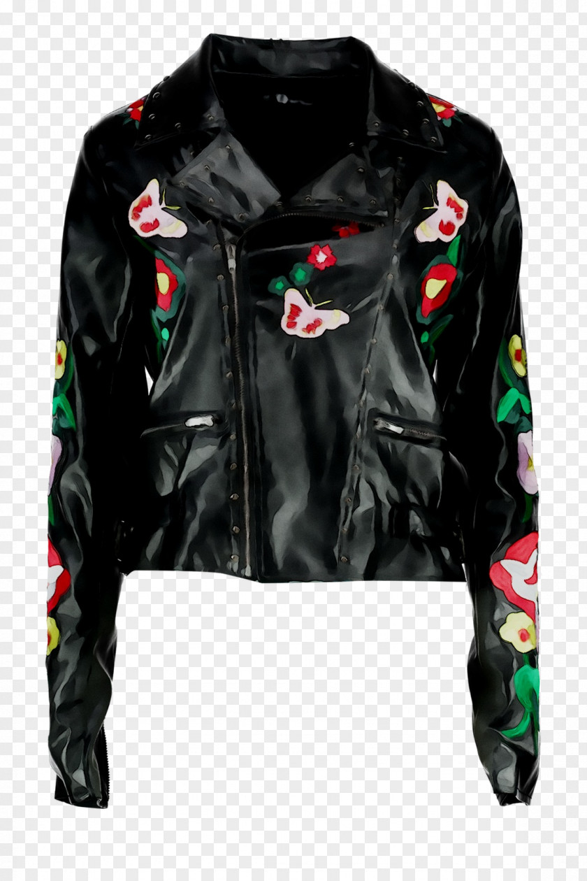 Leather Jacket Product Outerwear PNG