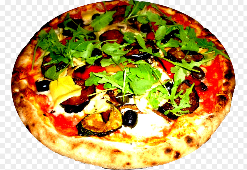 Pizza California-style Sicilian Ham Capocollo PNG