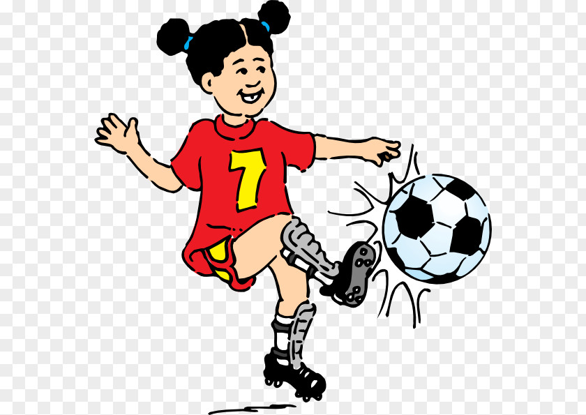 Play Sports Cliparts Soccer Kick Football Player Clip Art PNG