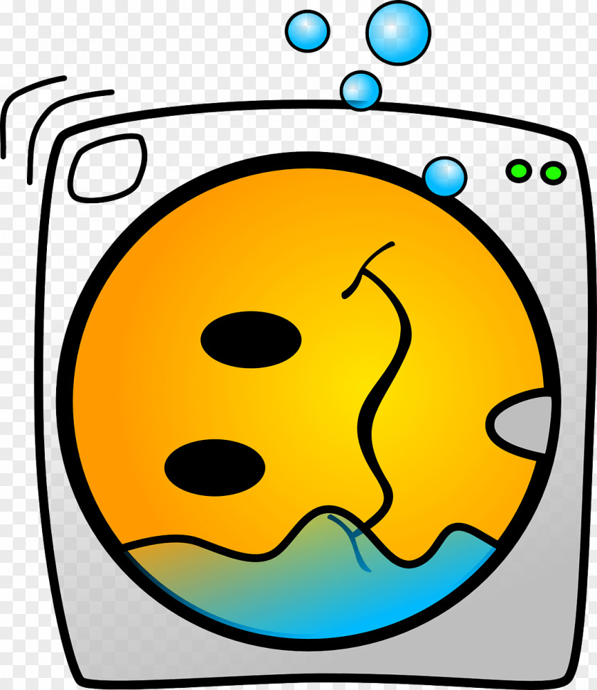 Smiley Washing Machines Laundry Clip Art PNG