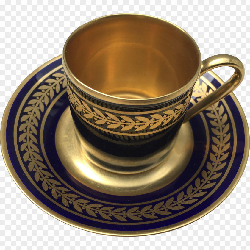Demitasse Coffee Cup Saucer Mug M PNG