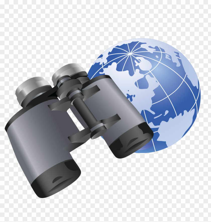 Earth With Binoculars China Pulp Paper Price Euclidean Vector PNG