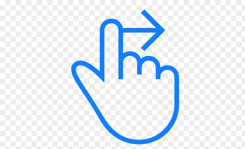 Swipe Finger Symbol Gesture PNG