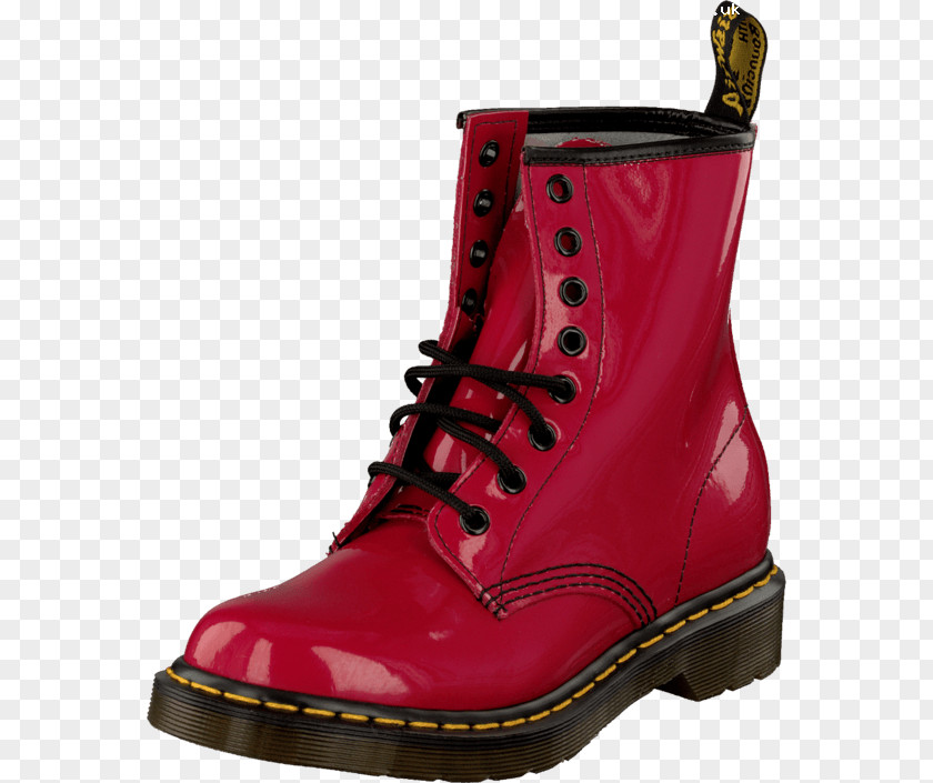 Boot Shoe Dress Dr. Martens Red PNG