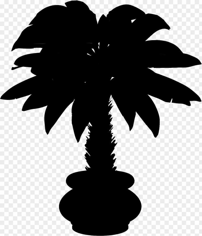Palm Trees Silhouette Flower Leaf PNG