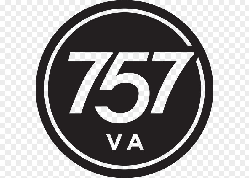 Town Logo Area Code 757 Brand Decal PNG