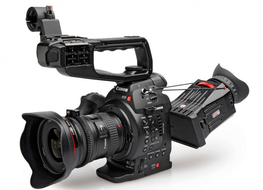 Video Camera Canon EOS C100 Zacuto Cameras Film PNG