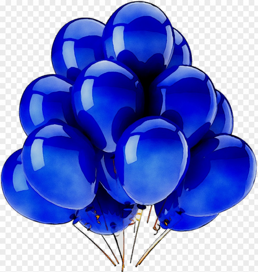 Cobalt Blue Balloon Birthday Color PNG