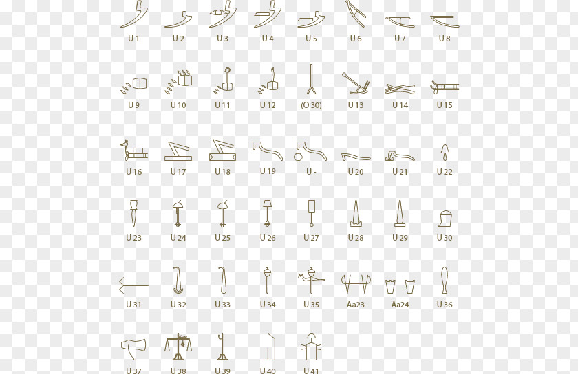 Hieroglyphics Ancient Egypt Egyptian Hieroglyphs Gardiner's Sign List Character PNG