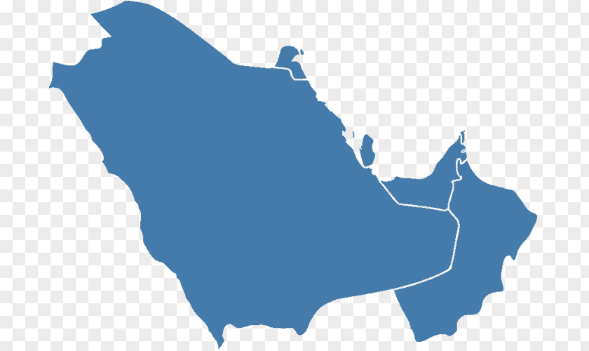 Map Arab States Of The Persian Gulf United Emirates Oman Cooperation Council PNG