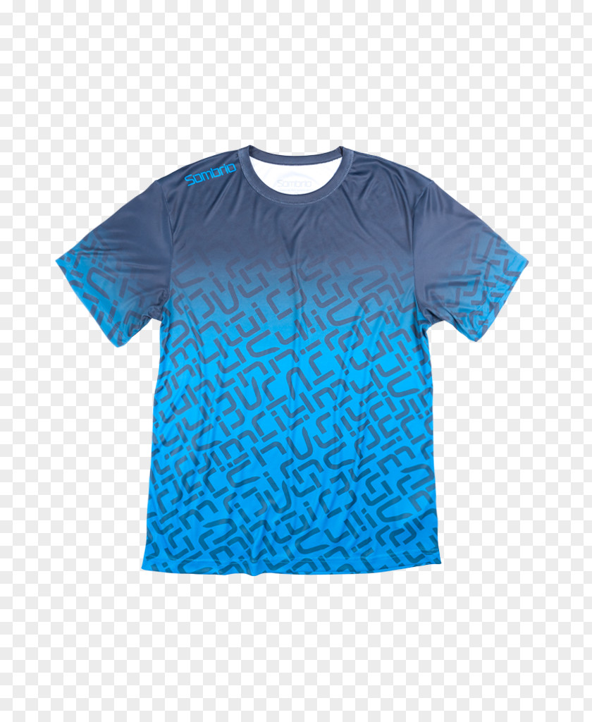 T-shirt Active Shirt Sleeve Turquoise The Sting PNG
