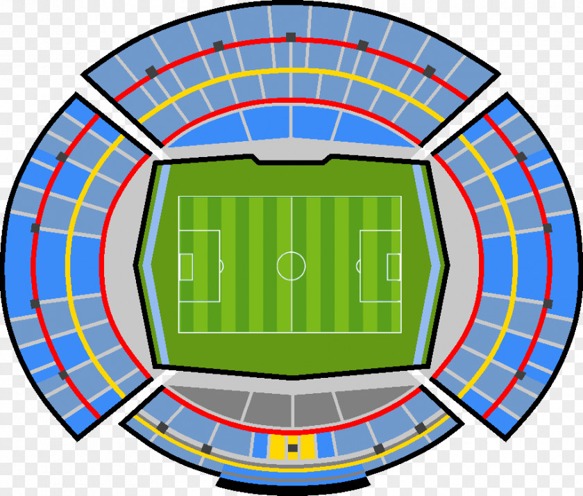 Football Stadium Estadio Centenario Technical Drawing PNG