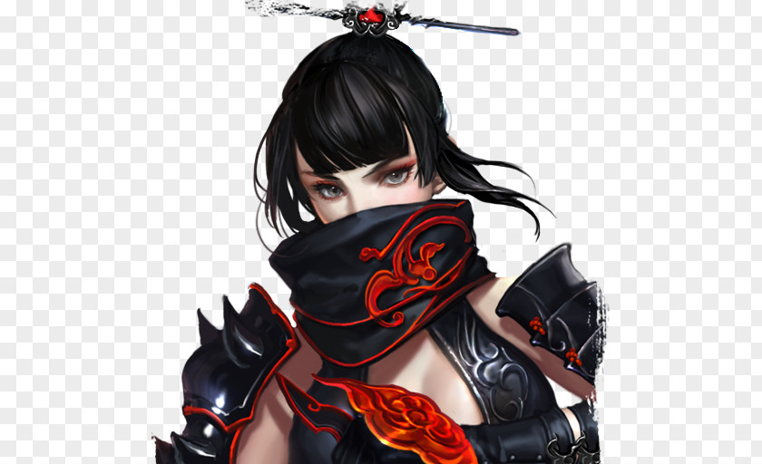 Kunoichi Black Desert Online Video Player Versus Hero PNG