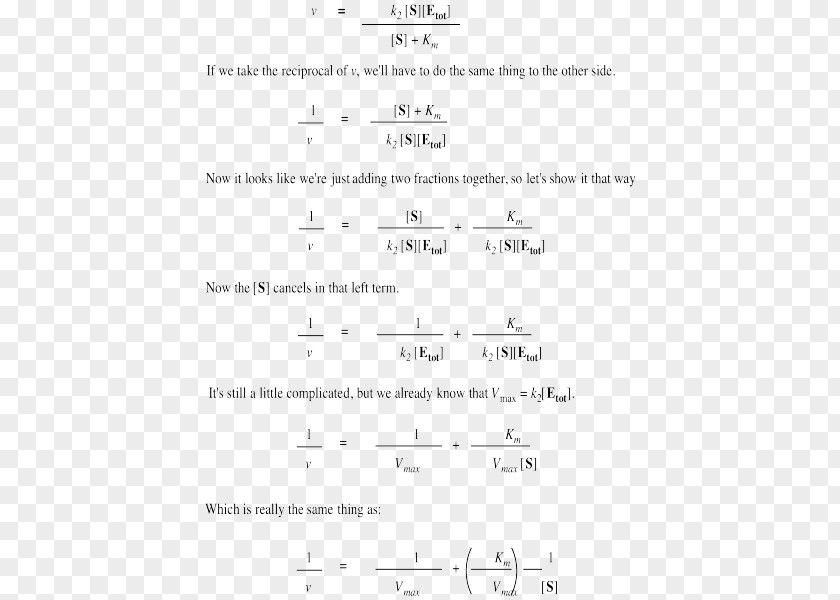 Mathematical Equation Michaelis–Menten Kinetics Lineweaver–Burk Plot Enzyme Constante De Michaelis-Menten PNG