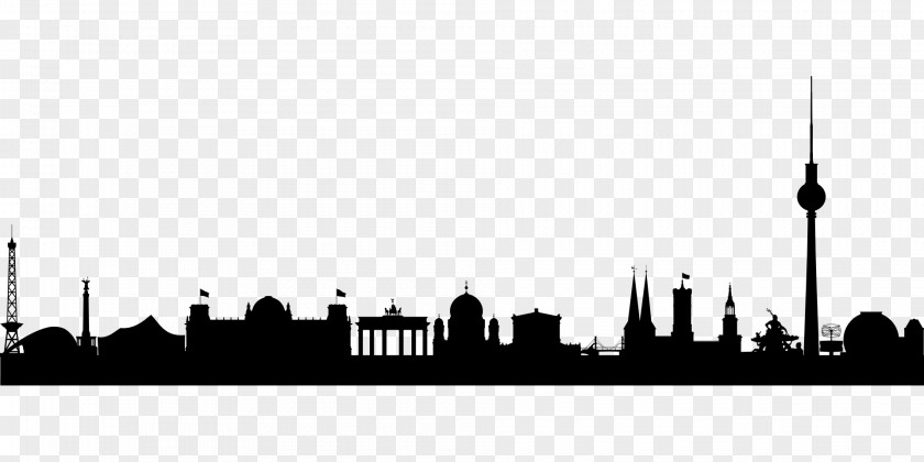 New York City Berlin Skyline Internet Radio PNG