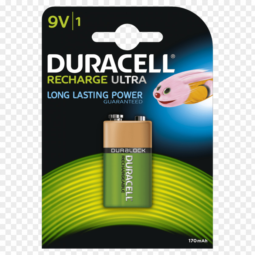 Nine-volt Battery Charger Duracell Nickel–metal Hydride Rechargeable PNG