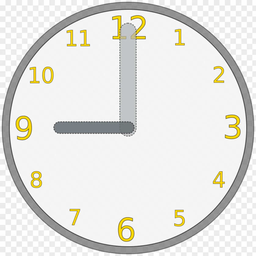Clock Time Hour Midnight PNG