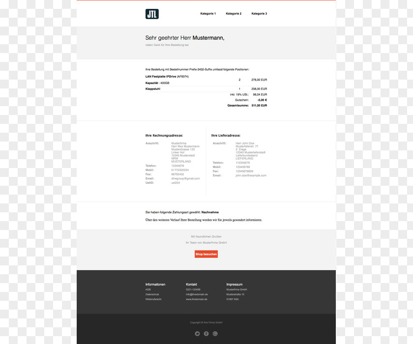 Email Template Responsive Web Design System PNG