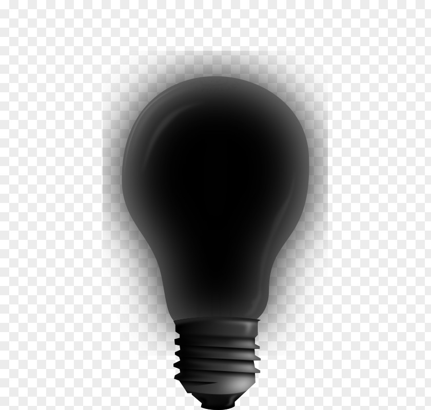 Lightbulb Light White Black PNG