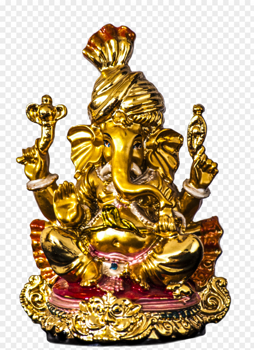 Shiny Gold Hindu God Ganesha Shiva Siddhivinayak Temple, Mumbai Parvati Deity PNG