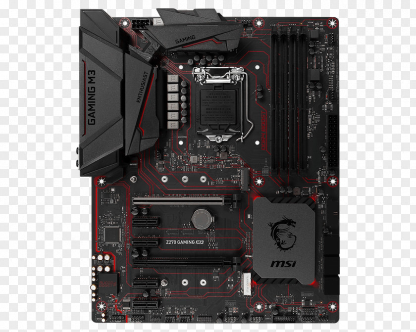 Gaming Motherboard LGA 1151 MSI B250 GAMING M3 Micro-Star International Intel PNG