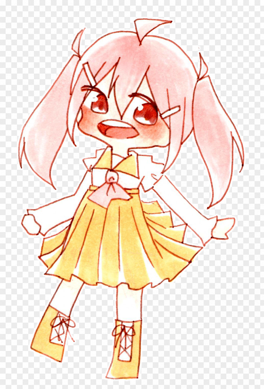 Mana Line Art Dress Cartoon Clip PNG