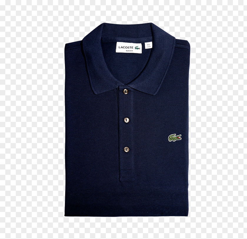 Polo Shirt Sleeve Cobalt Blue Collar Button PNG