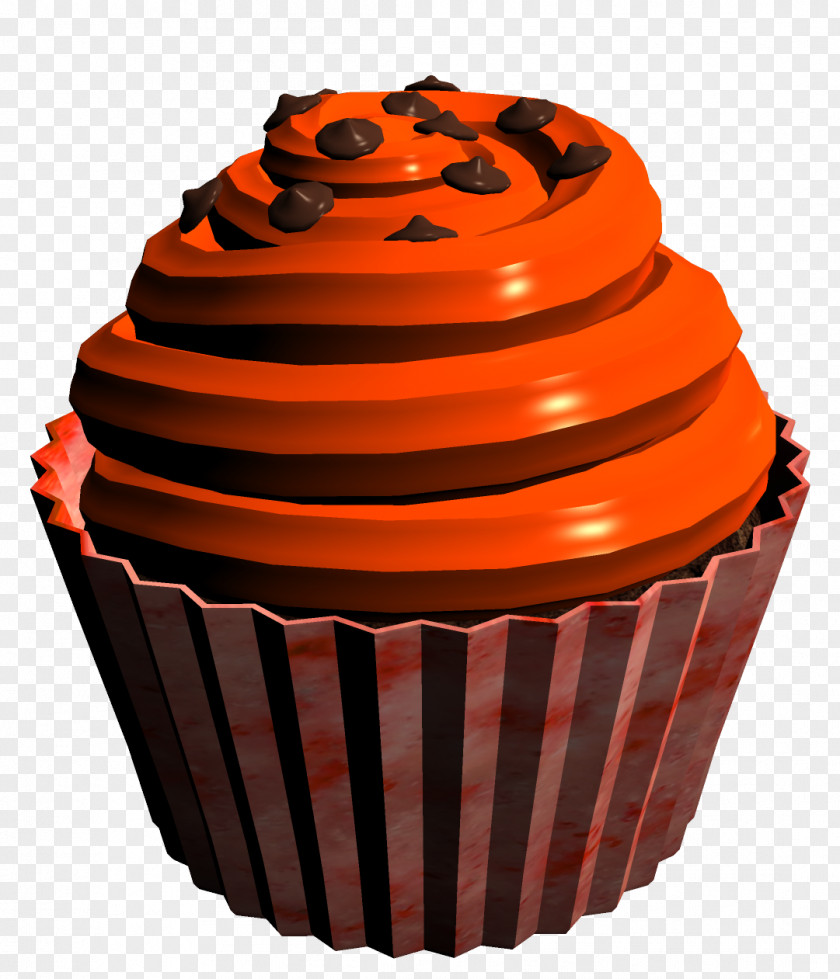 Red Cones Cupcake Muffin Chocolate PNG