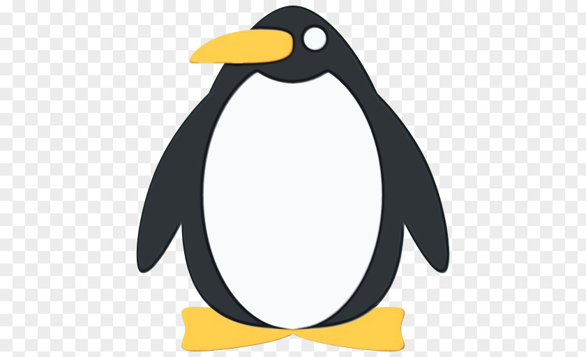 Emperor Penguin Flightless Bird Emoji Background PNG