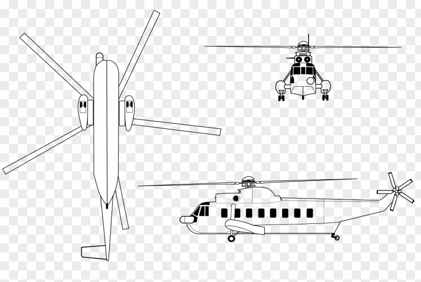 Helicopter Sikorsky S-61 SH-3 Sea King Westland S-92 PNG