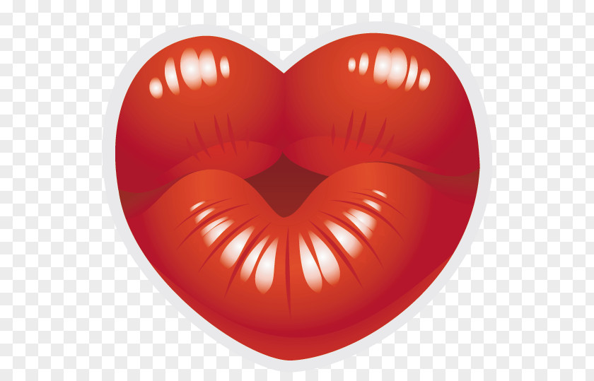 Kiss Heart Clip Art PNG
